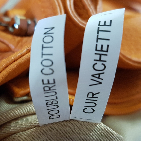 NEW! Paris French Maroquinerie Large Leather Bag - Picture 17 of 17